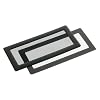 DEMCiflex Staubfilter 2x 40mm schwarz/schwarz
