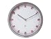 Present Time - Wall Clock Diamond Steel Case White with Diamante 25cm Image
