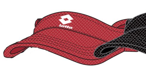 Lotto Schirmkappe rot, Herren, heart