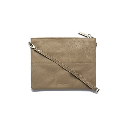 Stitch &amp; Hide "Jules" Women's leather clutch wallet bag with removable shoulder strap