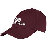 adidas Mississippi State Bulldogs Maroon School Logo Adjustable Slouch Hat