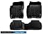 MAXLINER Floor Mats 2 Row Liner Set Black for 2008-2013 Nissan Rogue / 2014-2015 Rogue Select