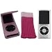 4G PINK FLIP CASE + PINK SOCK & FREE ICE BOX COVER FOR THE NEW APPLE iPOD NANO 4th GENERATION 8GB 16GB (SEP 2008) + NEW NECK STRAP