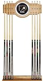 Philadelphia Flyers Pool Cue Rack With Mirror