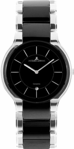 Jacques Lemans Men's 1-1581A Dublin Classic Analog with HighTech Ceramic and Sapphire Glass Watch