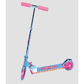 Ozbozz Pink Flashing Storm Folding Scooter