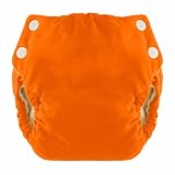  : SwaddleBees Snap Pocket Cloth Diaper, Large, Orange
