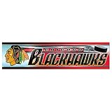 NHL Hockey Chicago Blackhawks Bumper Sticker (2-Pack)