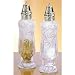 Leaded Crystal Pinwheel Salt and Pepper Shakers