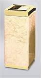 Designer Line Accents 5 gallon Golden Travertine Marble with Mirror Brass DM12SUTMCMBM