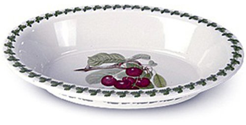 Portmeirion Pomona Earthenware 11 x 7-1/2-Inch Deep Oval Baker