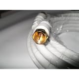 Buy 20ft RG59 coaxial video home theater TV cable - WHITE