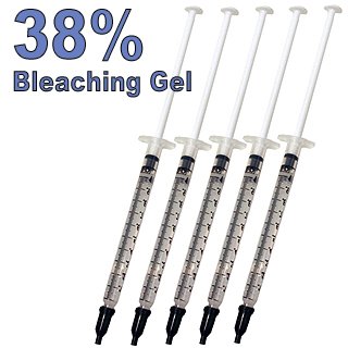 Teeth Whitening - 5 Syringes of 38% Carbamide Peroxide Gel