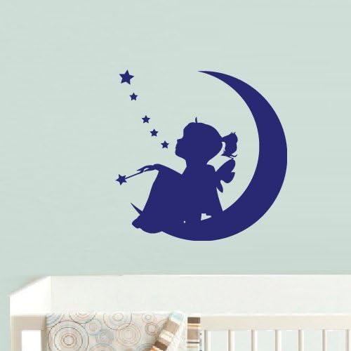 Wall Vinyl Sticker Decals Decor Art Bedroom Crescent Dream Half Moon Girl Magic (Z690)