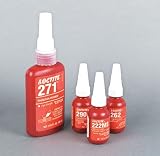 Loctite 27131 271 Threadlocker for Fasteners up to 1, High Strength, Red, 50 mL Bottle