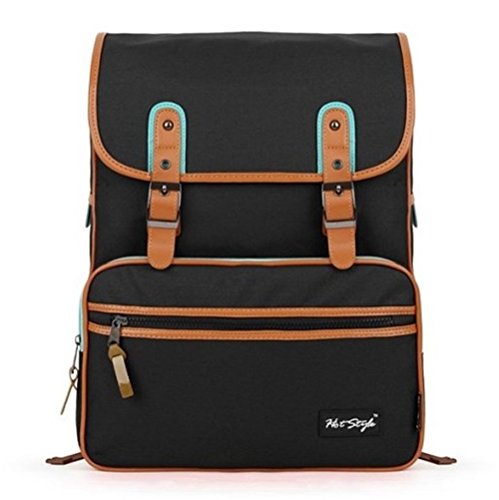 HotStyle SmileDay Vintage Juniors Backpack (14.5L) - With Internal Padded 14 Inch Laptop Sleeve