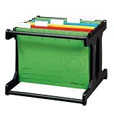 Produkt-Bild: Herlitz 1610385 H&auml;ngeregistraturgestell H&auml;ngebox A4 schwarz mit 4 farbigen H&auml;ngemappen