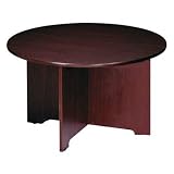 Office Products : Lorell Round Table, 48Diameter, 30H, Mahogany
