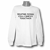 Beating Renal Cell Cancer Together Long Sleeve T-shirt Large White