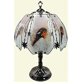 Native American Maiden Touch Lamp ET-M8 Select Base Finish: Pewter from Lava Lamps