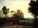 12X16 inch Claude Lorrain Canvas Art Repro Enchanted Castle