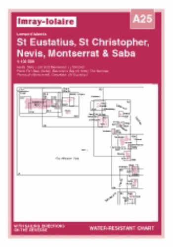 City Travel Guides Discounted  Books : St Eustatius, St Kitts and Nevis (Imray Iolaire Chart)