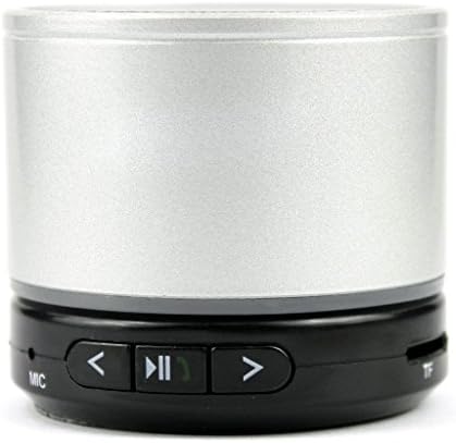 Portable Wireless Bluetooth Speaker,Powerful Sound with build in Microphone, Works for Iphone, Ipad Mini, Ipad 4/3/2, Blackberry, Samsung and other Smart Phones and Mp3 Players (Silver)
