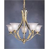 Kichler Dover Polished Brass Five Light Chandelier