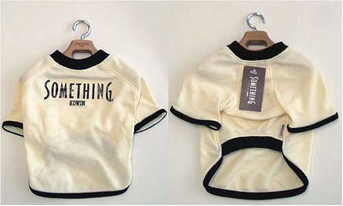 SOMETHING T-シャツ 木製ハンガー付 L クリーム 13734