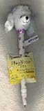 Poodle Head Pen - White