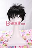 15-20cm Short Black Mikado Ryugamine Durarara!! Drrrcosplay Wig Rw49