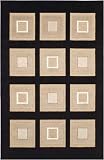 Contemporary Area Rug, Home Dynamix Modern Weave Black