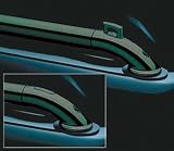 Putco 88832 Black Powder Coated Stainless Steel Locker Side Rails
