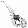 14Kt Yellow Gold Fashionable Black Pearl Brooch