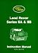 Land Rover 2A & 2B Hndbk (Official Handbooks) by Brooklands Books Ltd