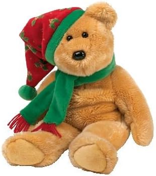 TY Beanie Buddy - 2003 HOLIDAY TEDDY