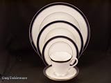 Royal Worcester Howard Cobalt Gold Twelve 5 Pc Place Settings