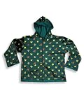 Pisces - Girls Hooded Velour Reversible Jacket, Green