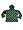 Pisces - Girls Hooded Velour Reversible Jacket, Green (Size 10/12)