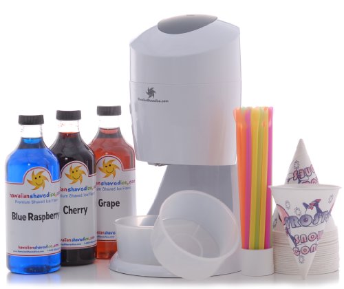 Hawaiian Shaved Ice and Snow Cone Machine Party Package Hawaiian Shaved Ice and Snow Cone Machine Party Package