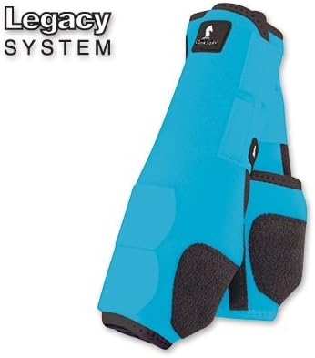 CLASSIC EQUINE LEGACY SMB BOOTS - FRONT - ALL SIZES &amp; COLORS (Turquoise, Small)