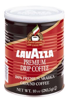 Lavazza Italian Premium Drip Ground Coffee (6 x 10.0 oz cans)
