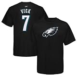NFL Reebok Philadelphia Eagles #7 Michael Vick Black Scrimmage Gear T-shirt (Small)