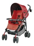 Peg Perego P3 Light Weight One Hand Fold Stroller in Mod Rosso