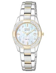 CITIZEN ECO DRIVE EW1824 57D Two Tone Diamond
