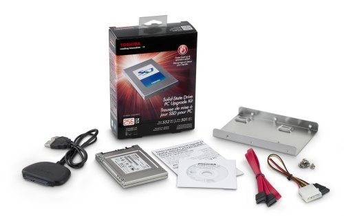 Toshiba America Information Systems 2.5-Inch 256GB Solid State Drive PC Upgrade Kit HDTS225XZSWA On Sale