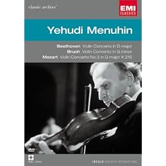 Collection Classic Archive : Yehudi Menuhin (Beethoven - Concerto pour violon op.61 / Mozart - Concerto pour violon n�3 K.216 / Bruch - Concerto pour violon n�1 op.26)