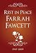 Farrah Fawcett Movie (Rest in Peace, Red) Poster Print - 13