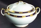 John Aynsley Empress Cobalt Tureen with Lid, Fine China Dinnerware Order at amazon.com