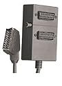 Skytronic Scart splitter, gold plated - 1 x SCART plug to 2 x switched SCART sockets.